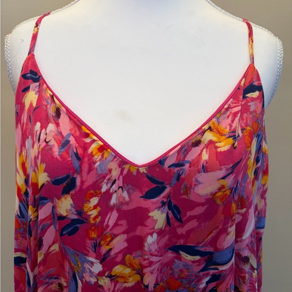 Beautiful Nicole Miller Pink Maxi Dress. Like New. Size L - Picture 3 of 11